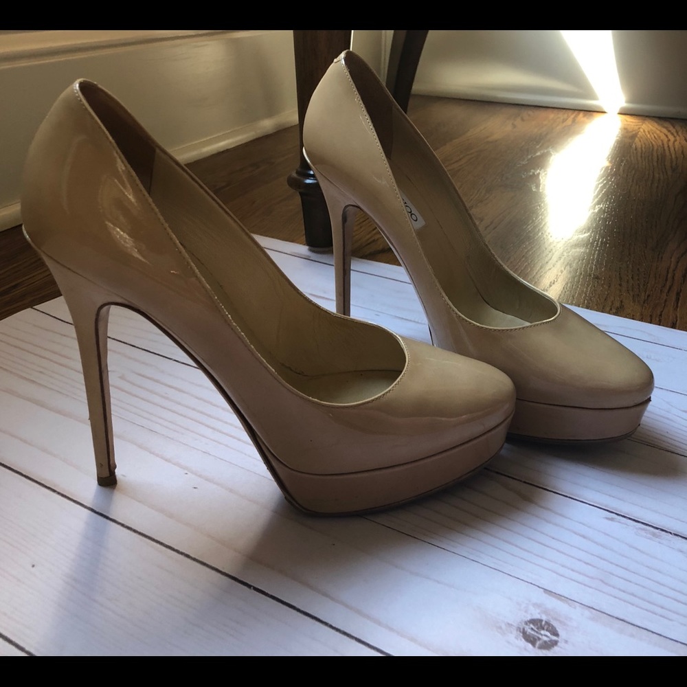 Jimmy Choo Patent Leather Pumps SZ  39 1/2